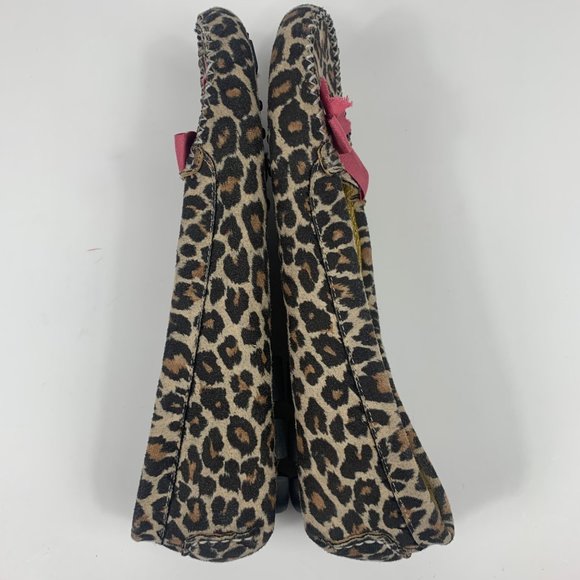 French Sole Animal Print Cheetah Ballet Flats - Picture 6 of 9